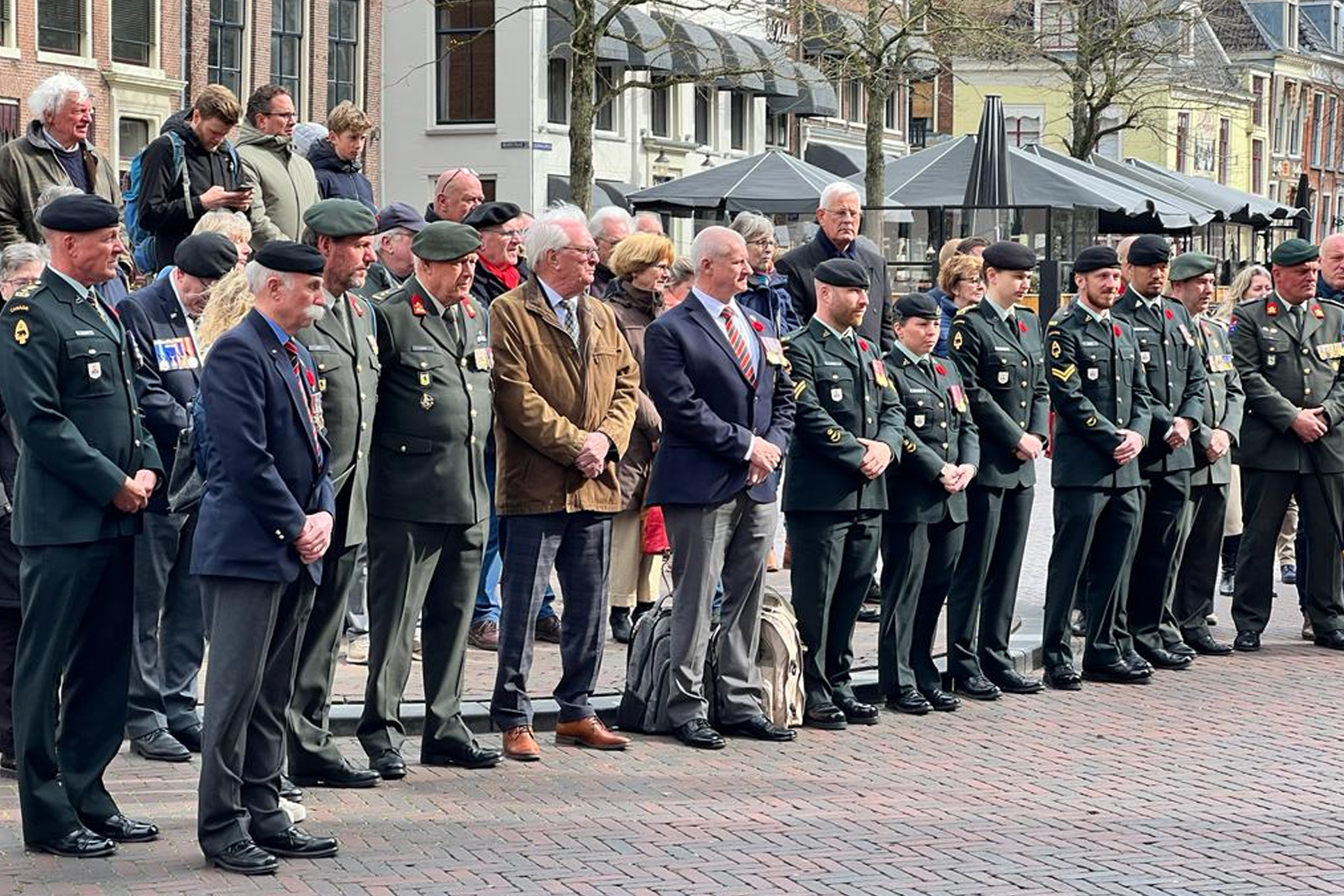 Dragoons uit Canada aanwezig bij herdenking bevrijding Leeuwarden